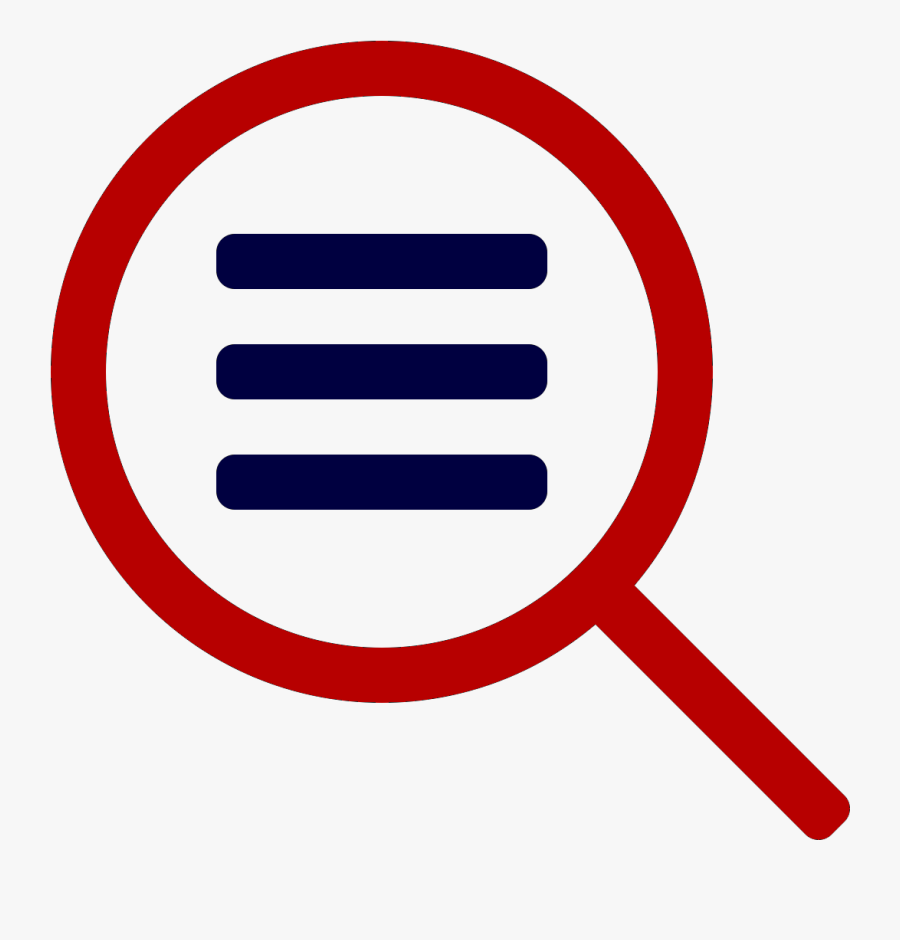 Search - Hamburger Button, Transparent Clipart