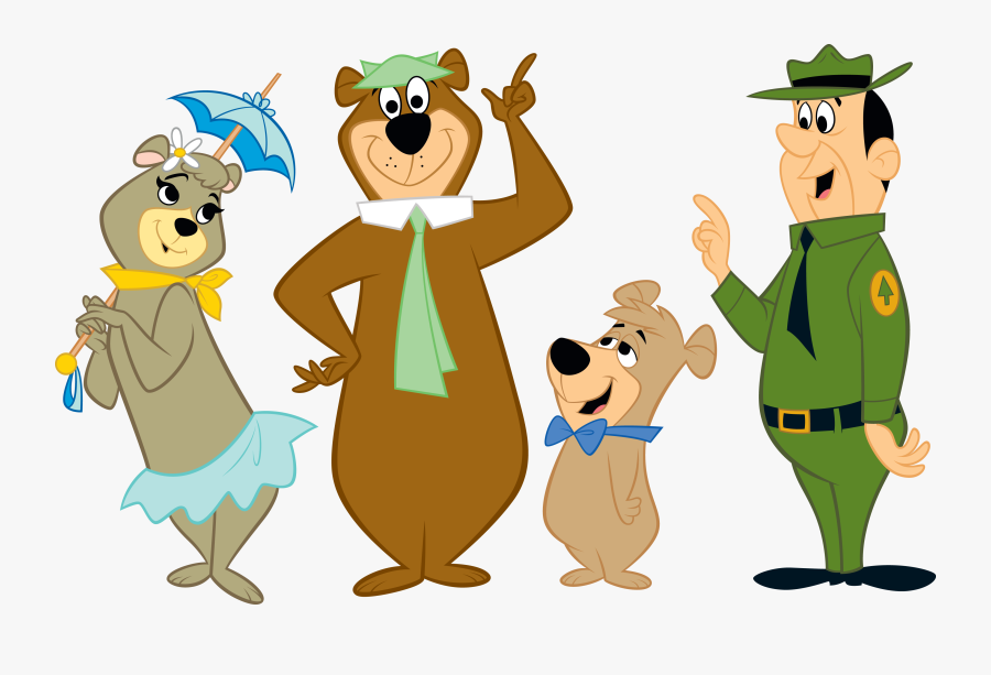 Yoga Bear And Boo Boo, Transparent Clipart