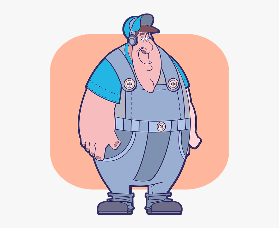 Man, Happy, Field, Farm, People, Happiness, Smile - Cartoon, Transparent Clipart