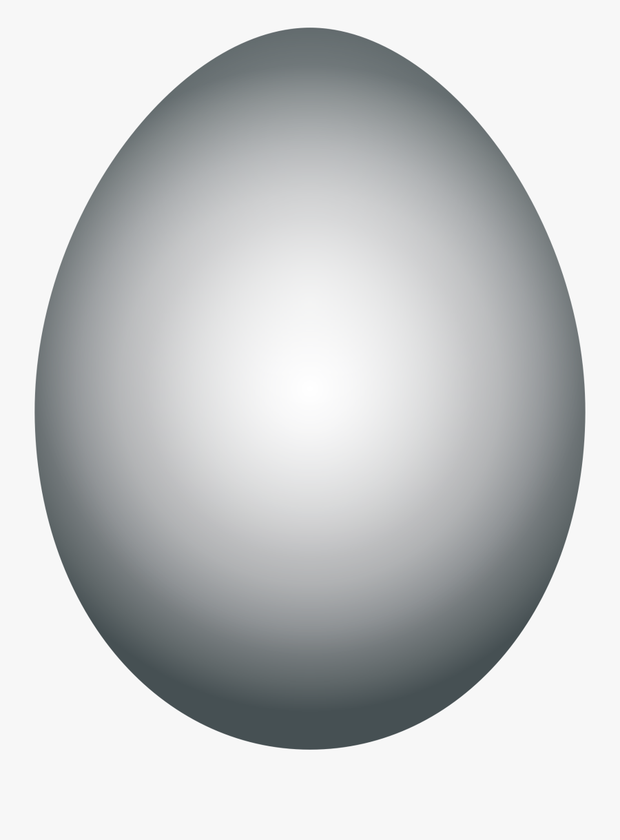 Grayscale Easter Egg Clip Arts - Gray Easter Egg Png, Transparent Clipart