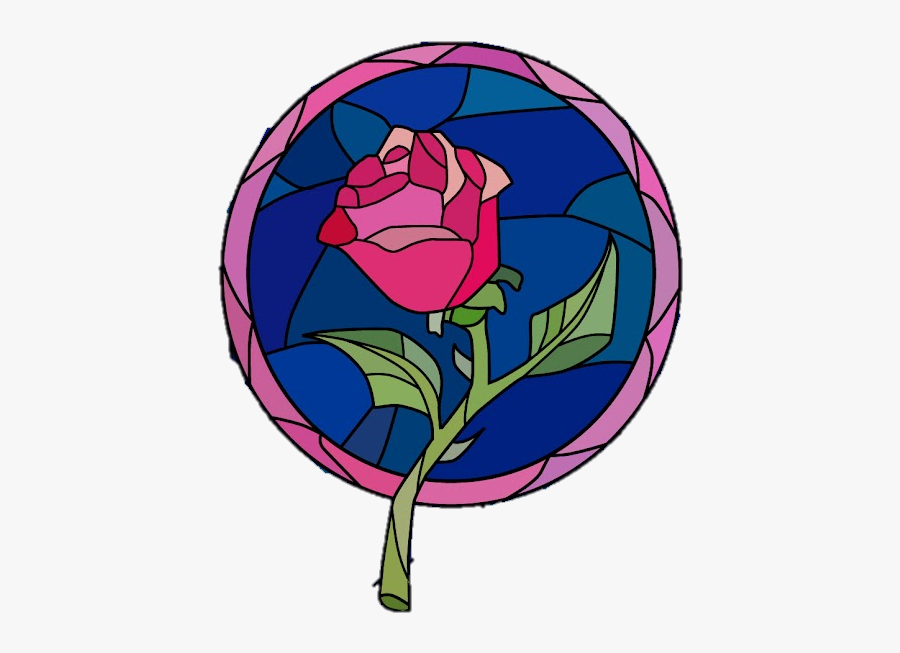 Rose - Disney Beauty And The Beast Rose Png, Transparent Clipart