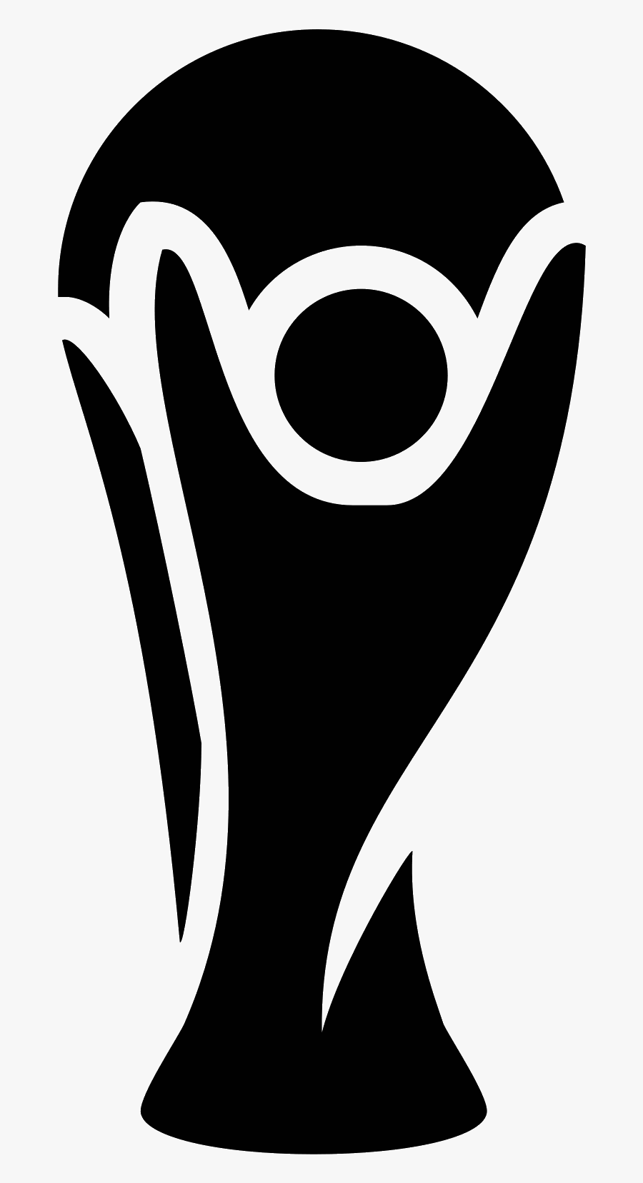 Transparent World Clipart Black And White - Icone Word Cup Png, Transparent Clipart