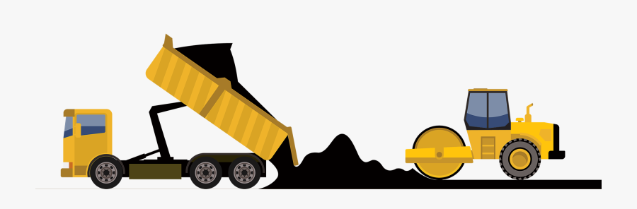 Collection Of Paving - Asphalt Work Clip Art, Transparent Clipart