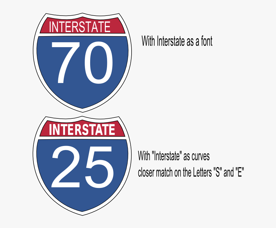 Interstate Highway Sign - Interstate 35, Transparent Clipart