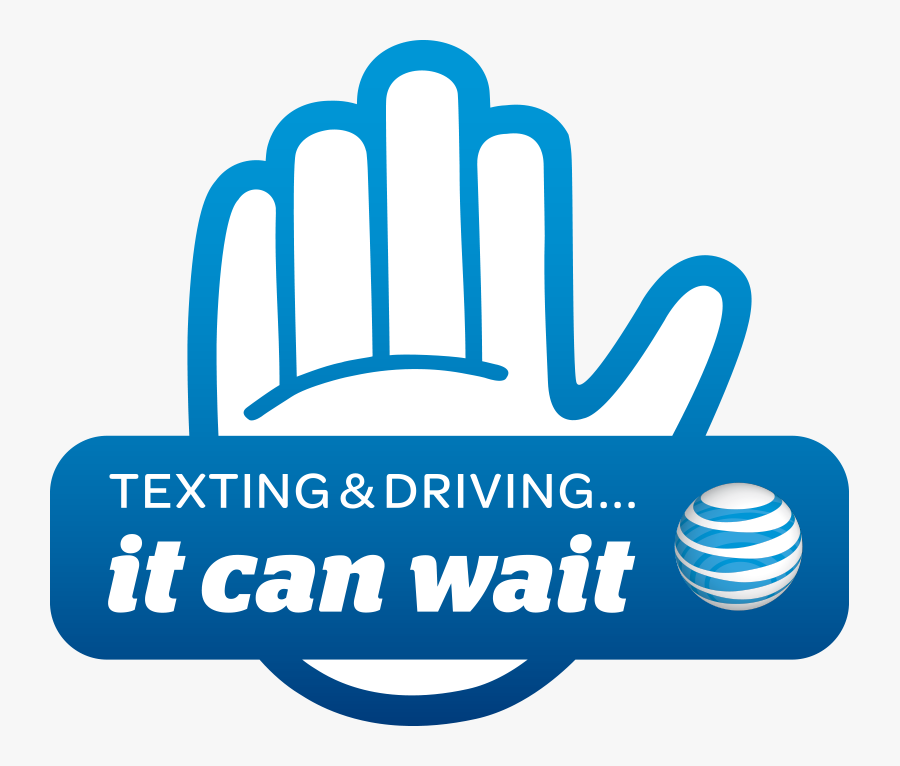 At&t And Maryland Highway Safety Team Up For Distracted - At&t It Can Wait Logo, Transparent Clipart