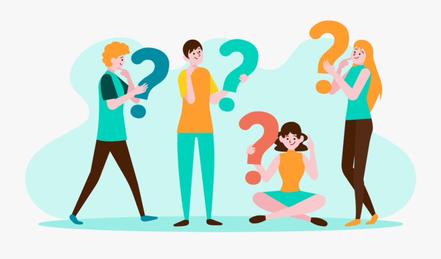 Dibujo De Persona Con Signo De Interrogacion, Transparent Clipart