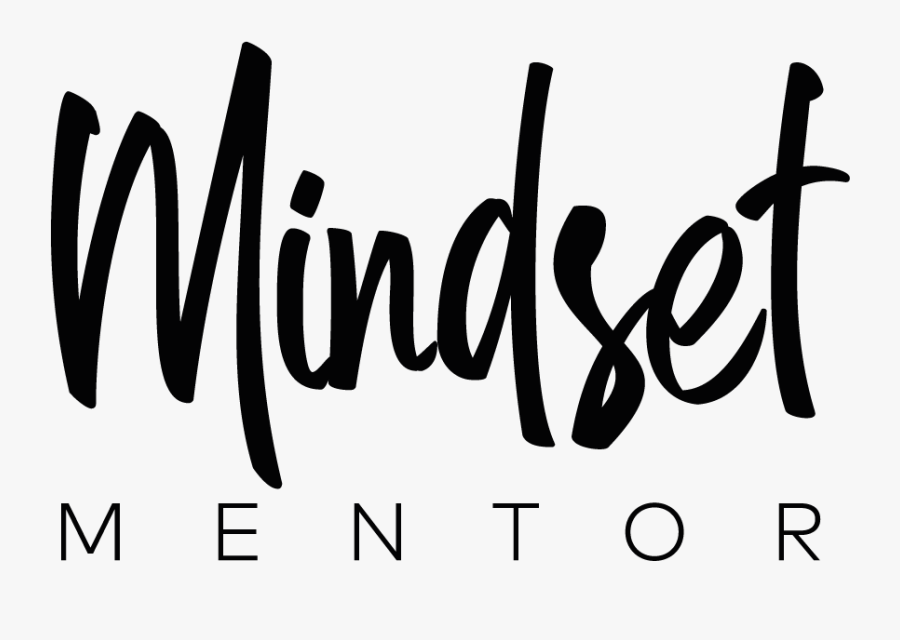 Mindset Mentor - Calligraphy, Transparent Clipart