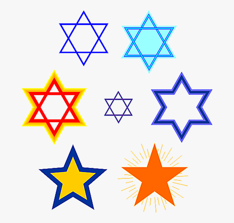 Star Of David In Barbed Wire, Transparent Clipart