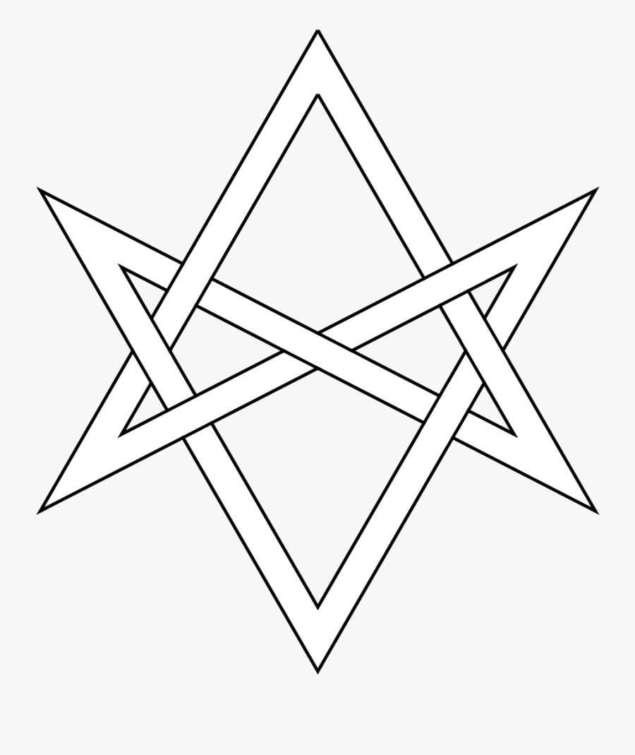 Unicursal Hexagram Elements, Transparent Clipart