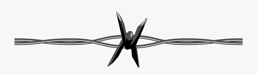 Barbed Wire Fence Cable Free Picture - Barbed Wire Clip Art, Transparent Clipart