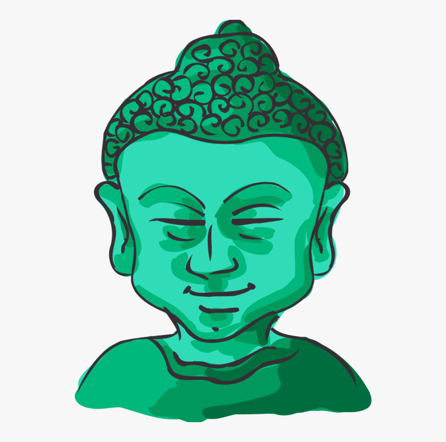 Buddha Head Png, Transparent Clipart
