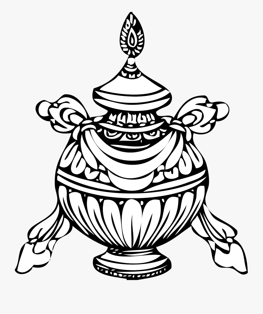 Treasure Vase Buddhism, Transparent Clipart