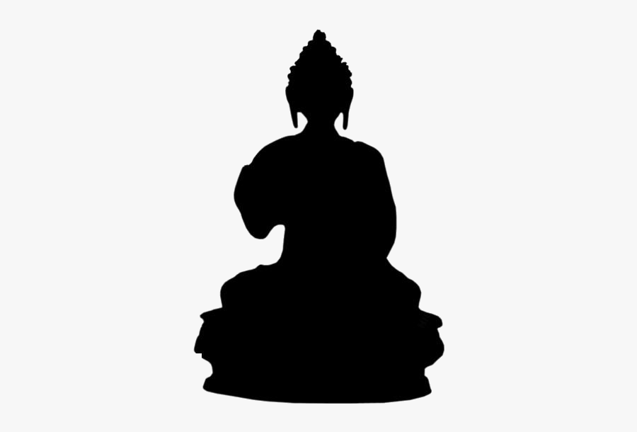 Gautama Buddha Png Transparent Images - Silhouette, Transparent Clipart