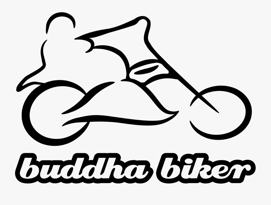 Buddha Biker, Transparent Clipart