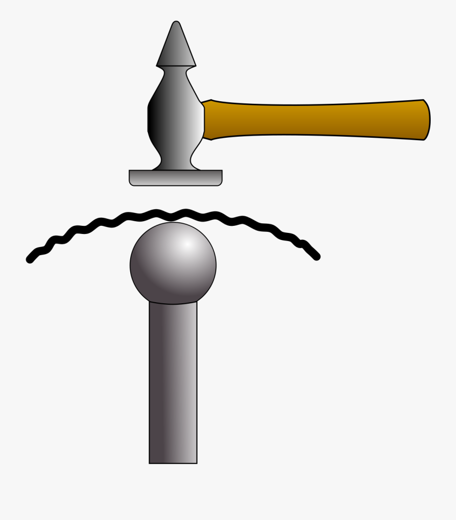Planishing Hammer Diagram, Transparent Clipart