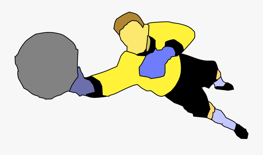 Goalkeeper, Soccer, Silhouette, Ball, Sports, Football - Keeper Clipart, Transparent Clipart