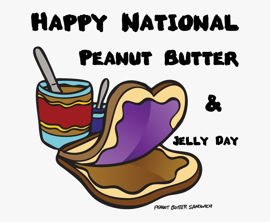 Peanuts Clipart Holiday - National Peanut Butter And Jelly Day Clipart, Transparent Clipart