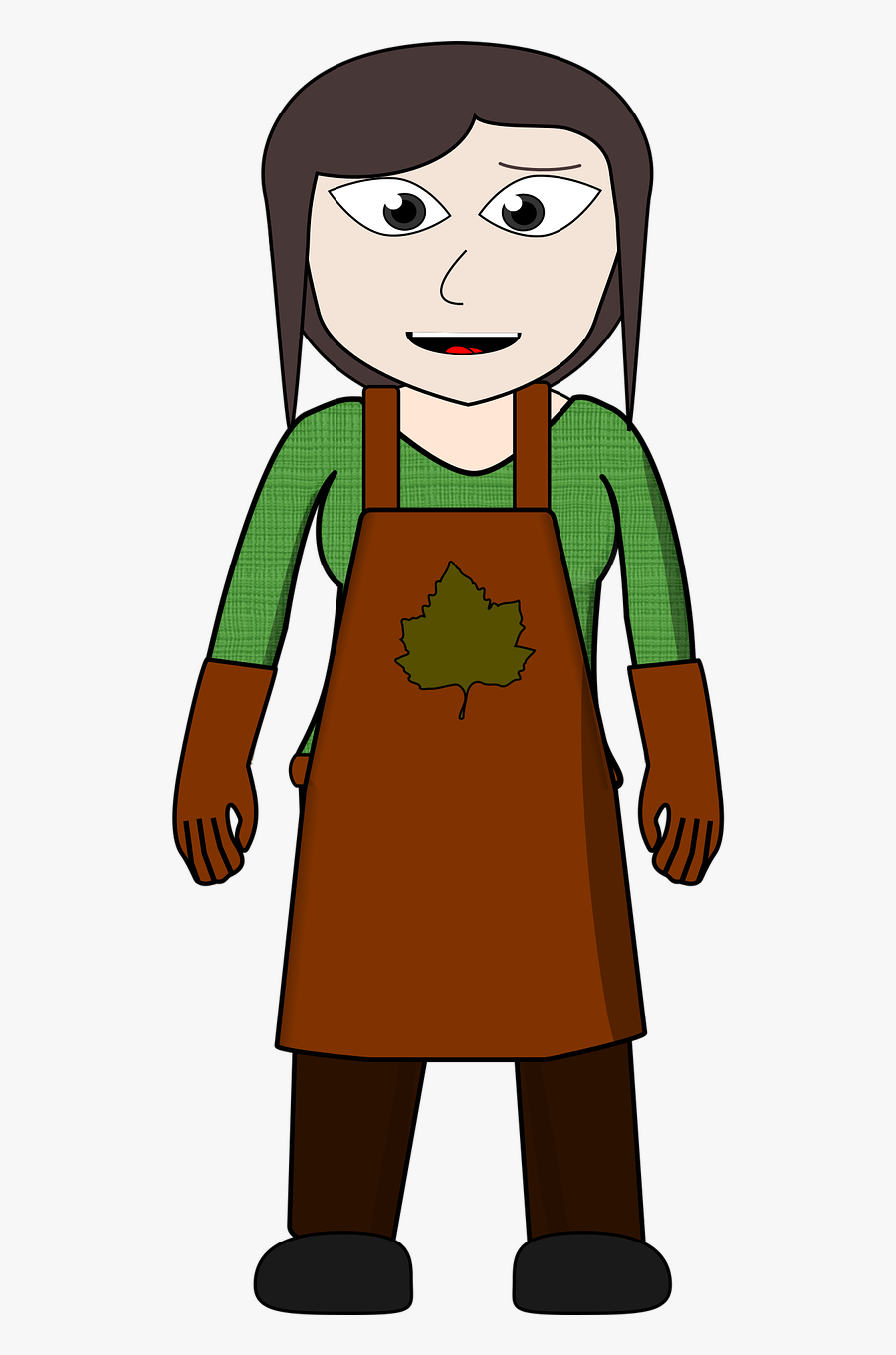 Apron Comic Characters Farmer Free Picture - Villager Clipart Png, Transparent Clipart