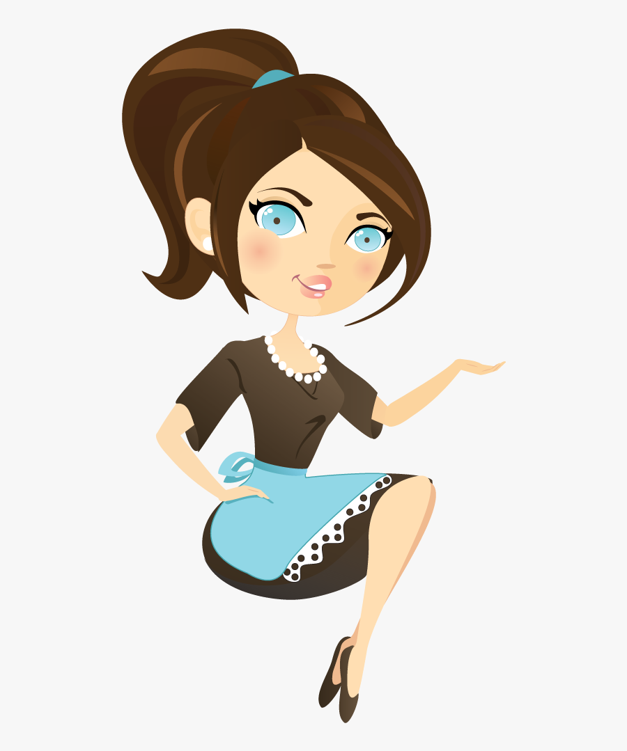 Blog Templates Free, Free Blog, Free Characters, Apron, - Girls Clipart, Transparent Clipart