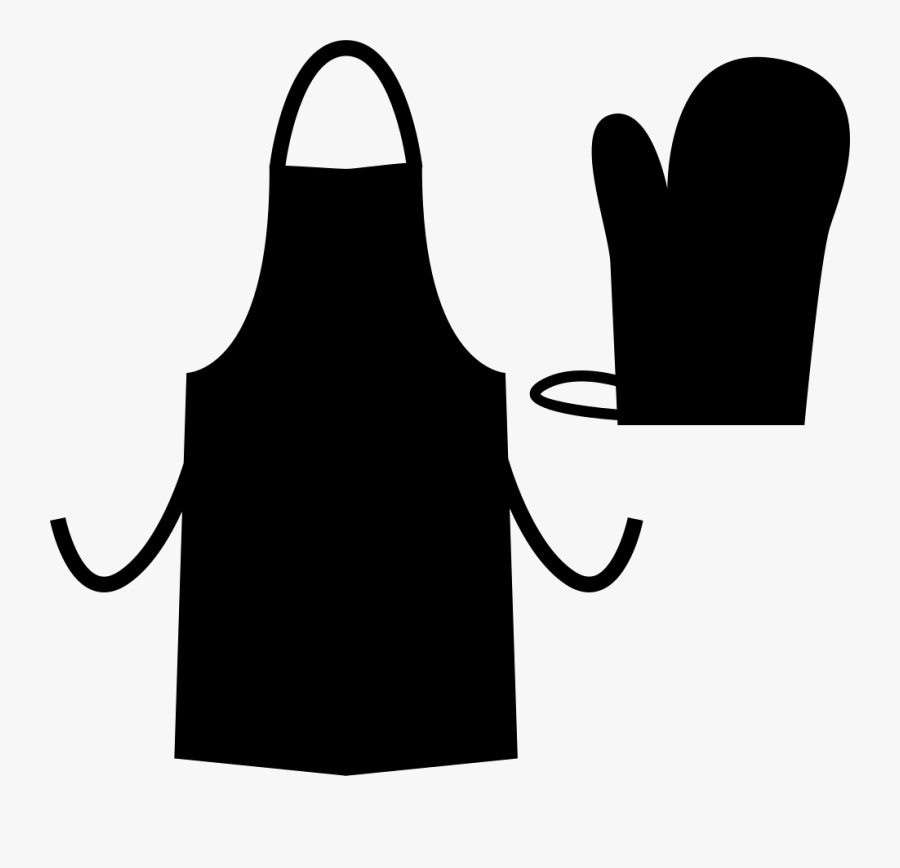 Kitchen Apron And Glove - Avental De Cozinha Png, Transparent Clipart