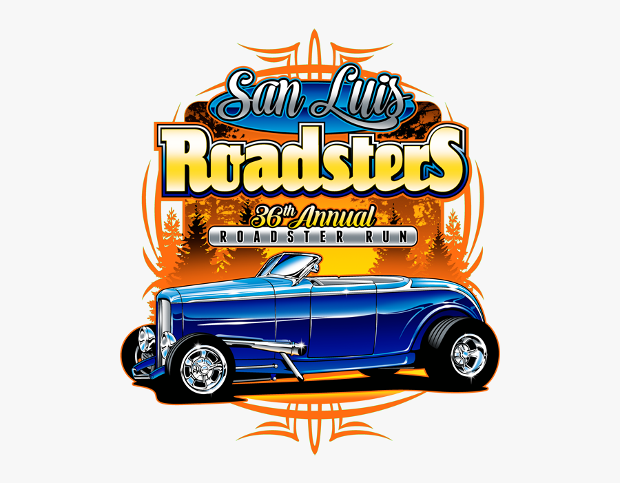 Slo Roadsters Rod Run T-shirt - Temecula Rod Run 2018 Png, Transparent Clipart