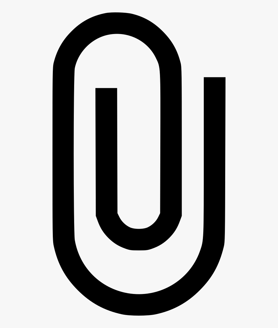 Attach Attachment Clip Paper Clip Pin Collate Include - Attached File Icon, Transparent Clipart