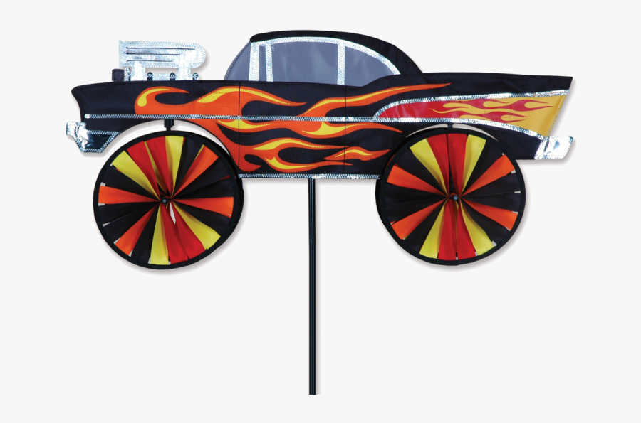 Image Of Hot Rod Spinner - Cars And Trucks Yard Wind Spinners, Transparent Clipart