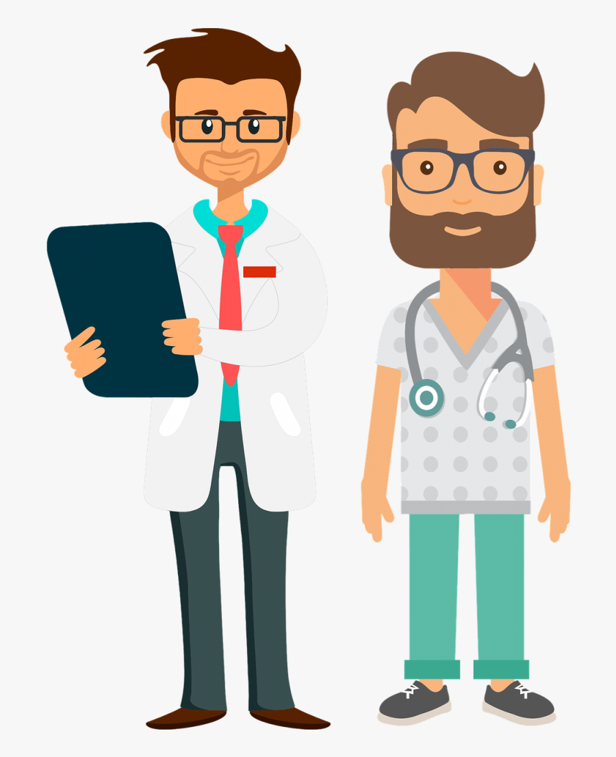 Researchers Performing Studies On Gratitude - Man In Lab Coat Cartoon Png, Transparent Clipart