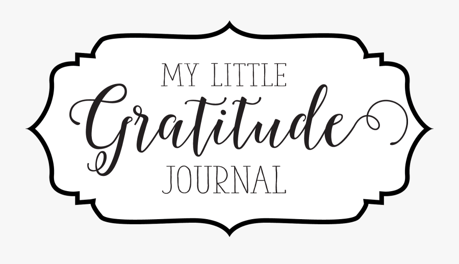 Gratitude Journal Title, Transparent Clipart