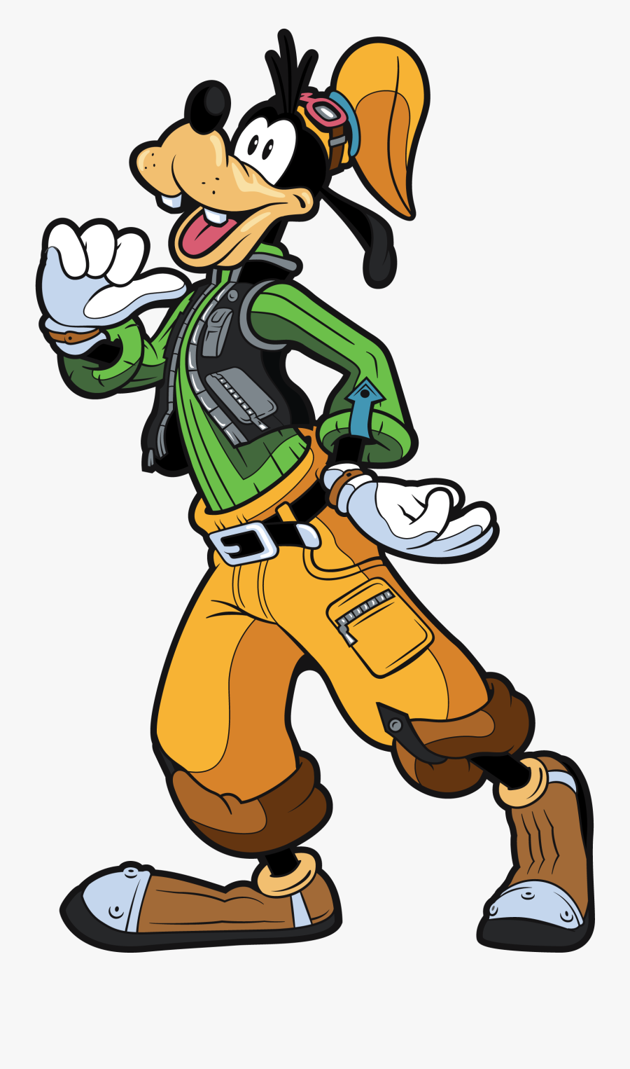 Goofy Figpin, Transparent Clipart