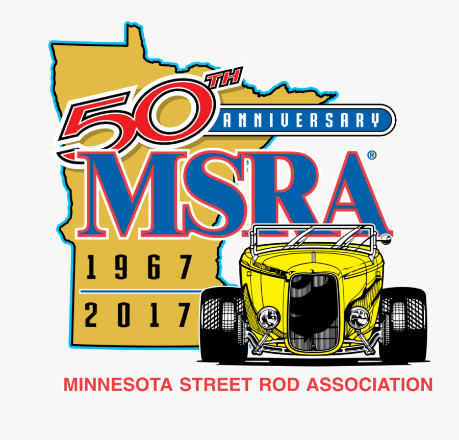 Fifty Years Of The Msra - Back To The Fifties Logo, Transparent Clipart