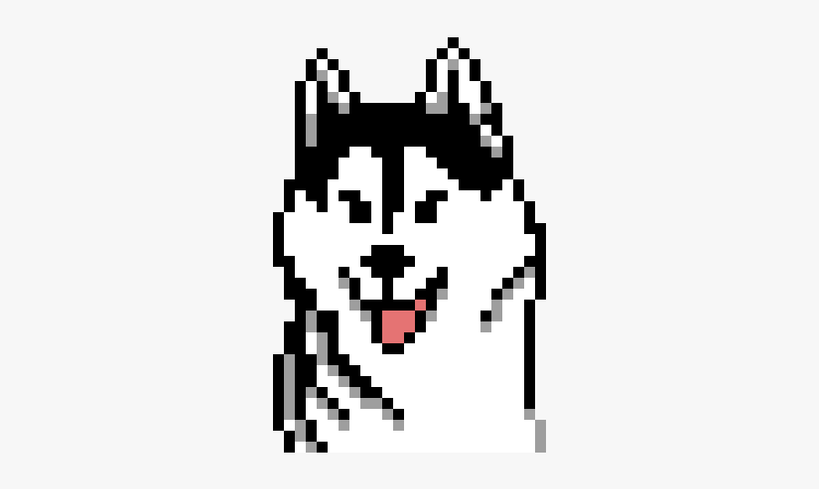 Wolf Pixel Art Minecraft, Transparent Clipart