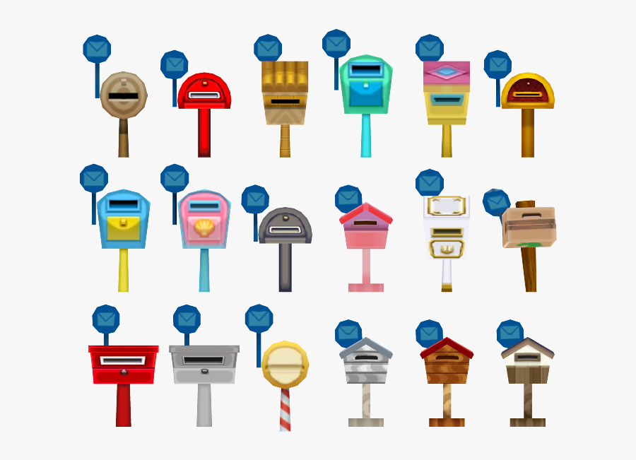 Ds Animal Crossing New Leaf Mailboxes, Transparent Clipart