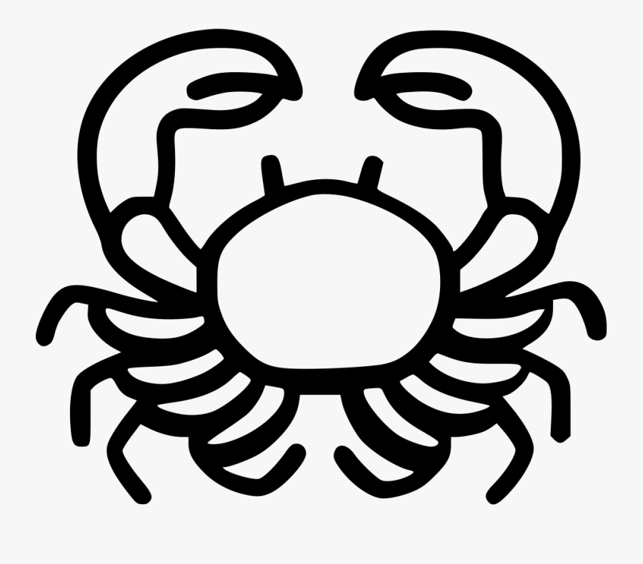 Crab - Circle, Transparent Clipart