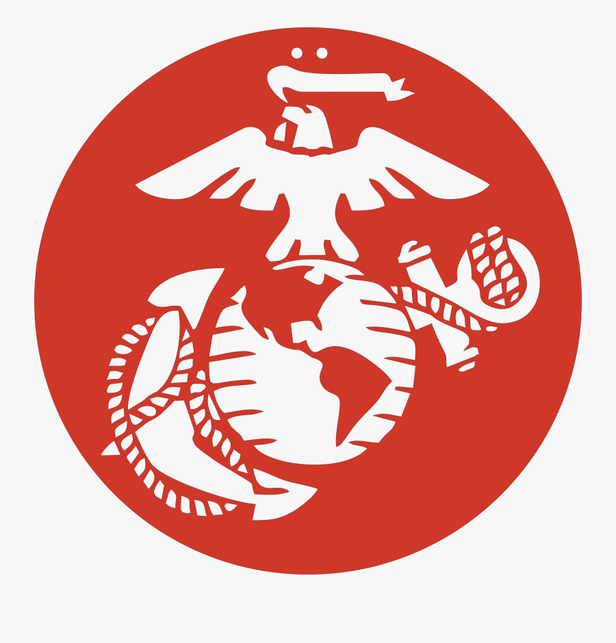 Marine Corps Ega White, Transparent Clipart