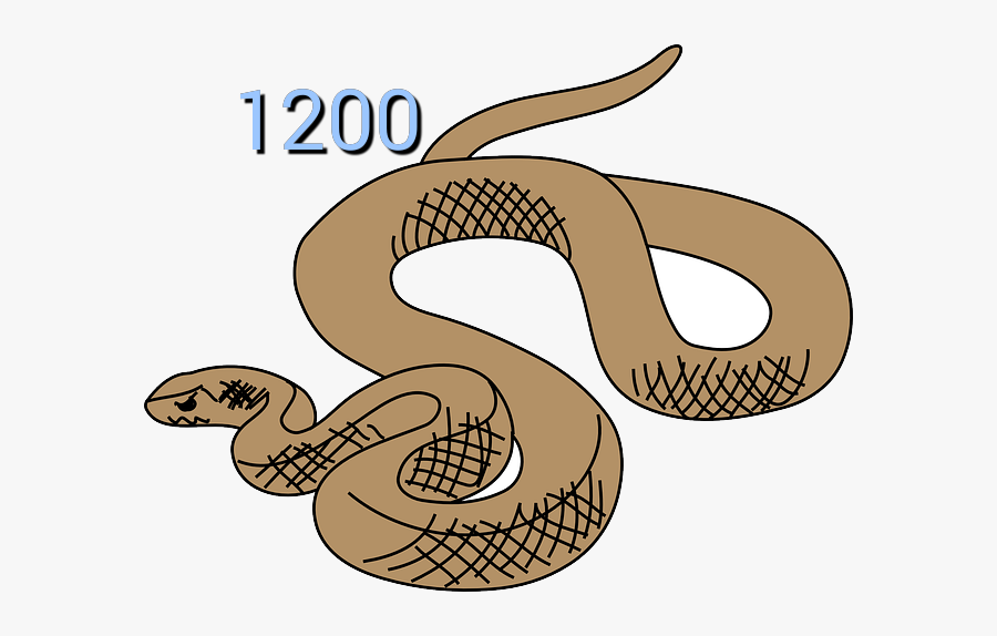 Rattlesnake Clipart Australian Snake - Brown Tree Snake Clipart, Transparent Clipart