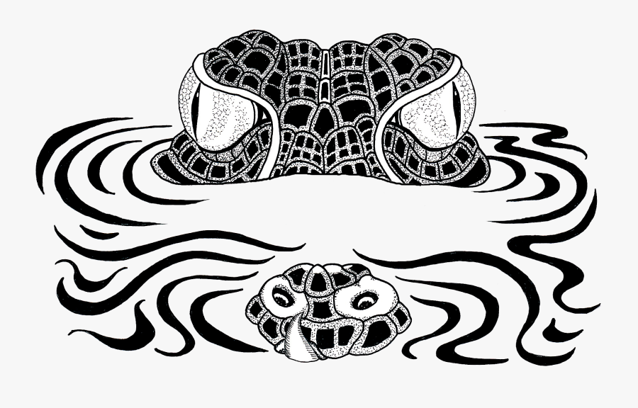 Crocodile Skull Logo, Transparent Clipart