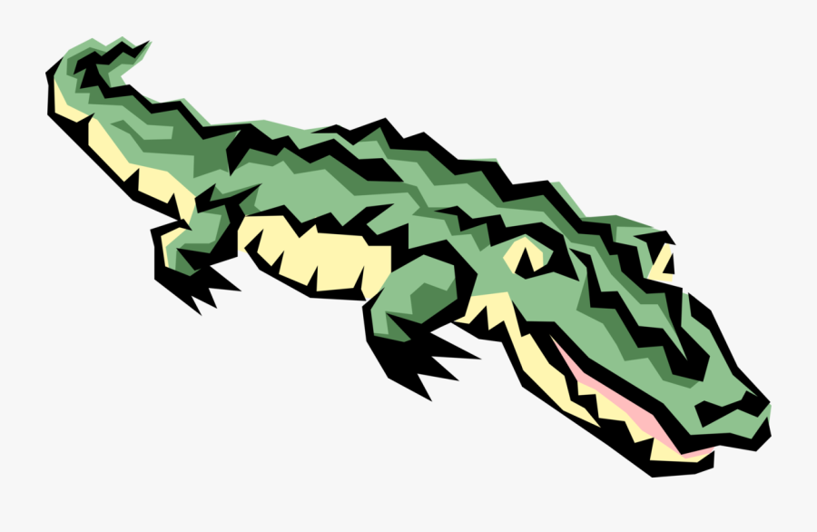 Vector Illustration Of Alligator Tropical Aquatic Reptile - Now You Do Winnie The Pooh See You Alligator, Transparent Clipart