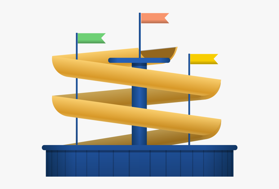 Water Park - Stairs, Transparent Clipart