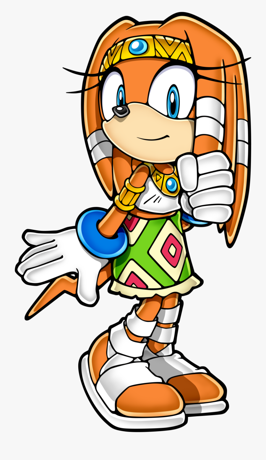Sonic Clip Art - Tikal Sonic, Transparent Clipart