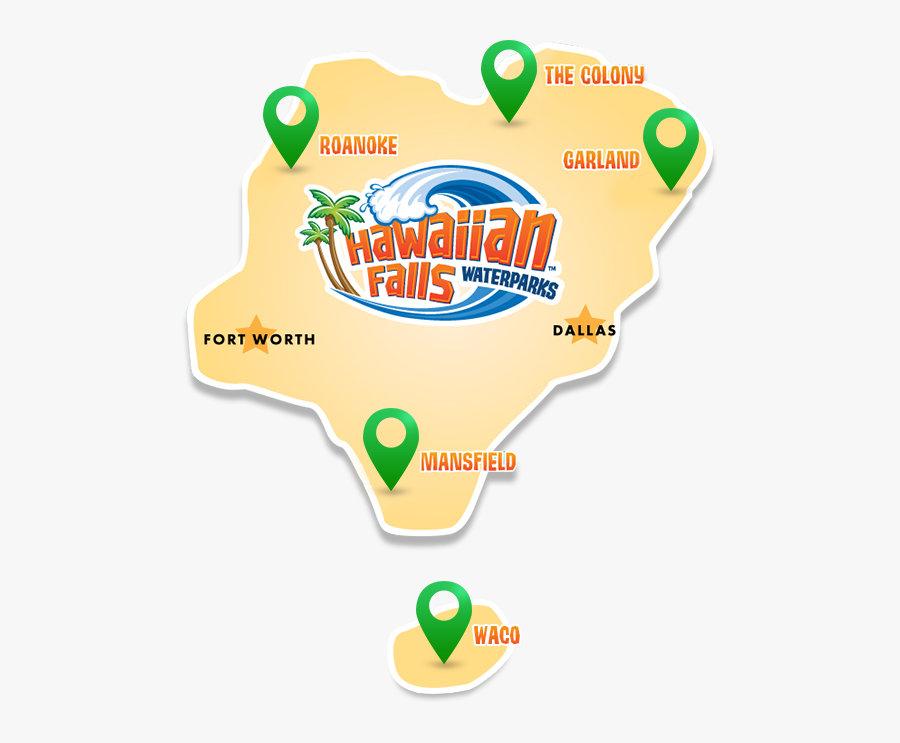 Hawaiian Falls - Hawaiian Falls Discount Code 2019, Transparent Clipart