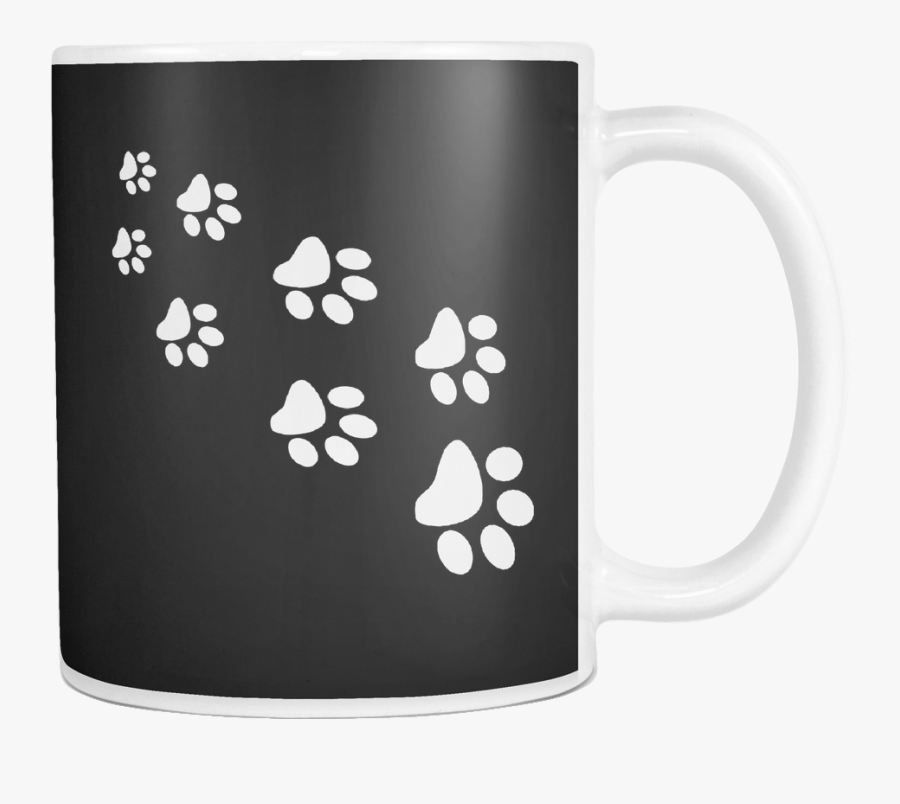Cat Paw Print Mug Katcollectibles - Mug, Transparent Clipart