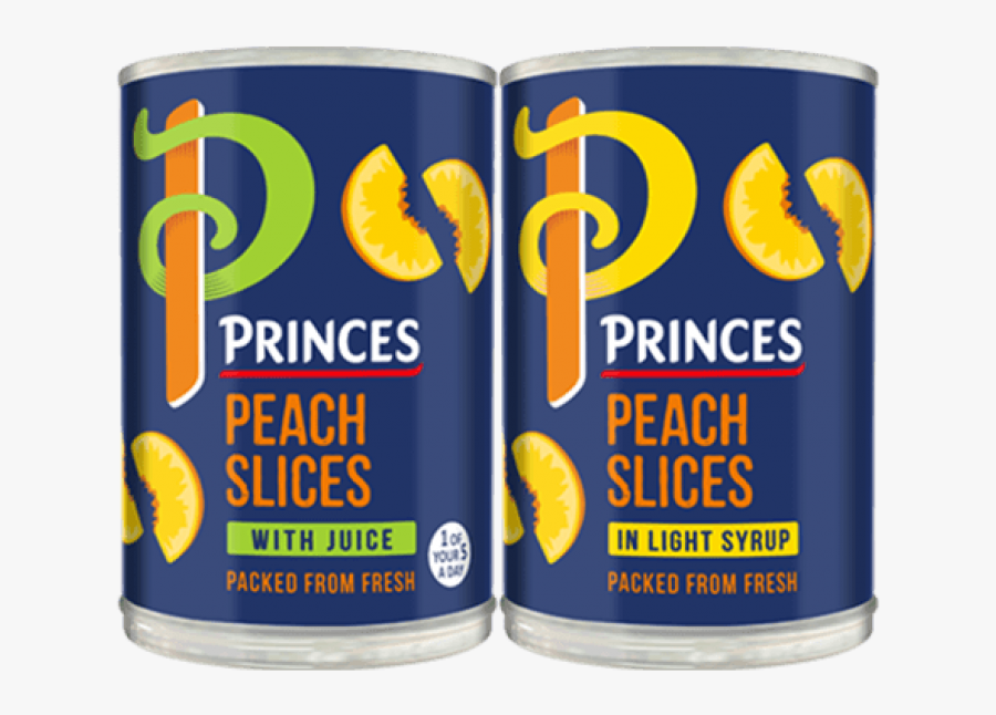 Peach - Princes Peach Slices, Transparent Clipart