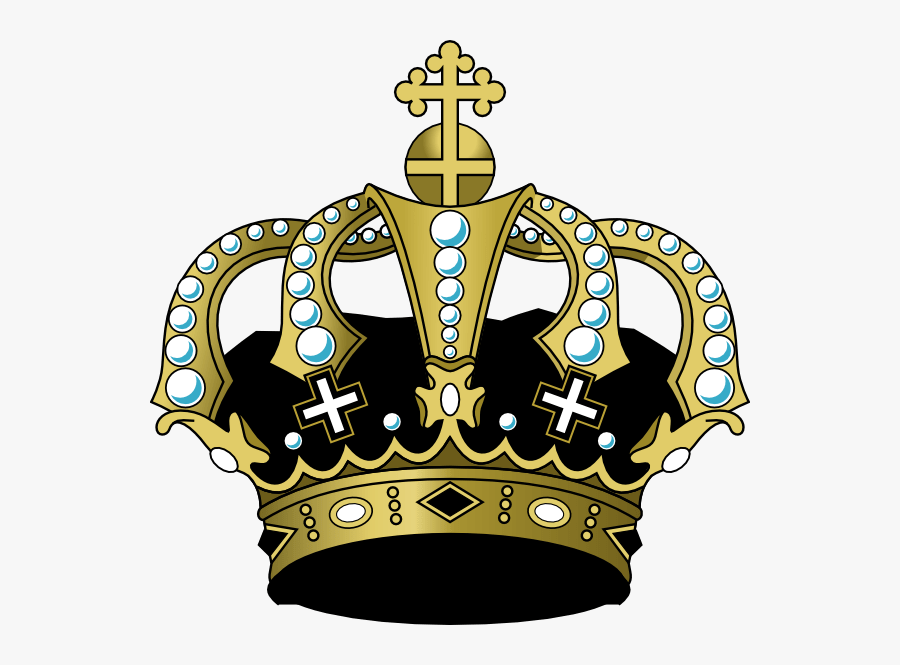 Purple And Gold Crown Png, Transparent Clipart
