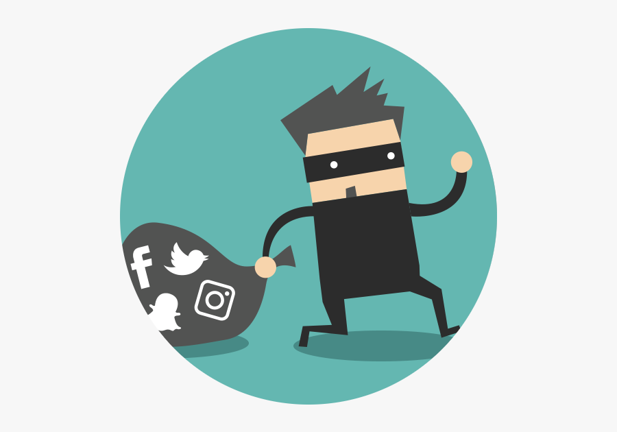 Image Theft Social Media Twitter - Illustration, Transparent Clipart