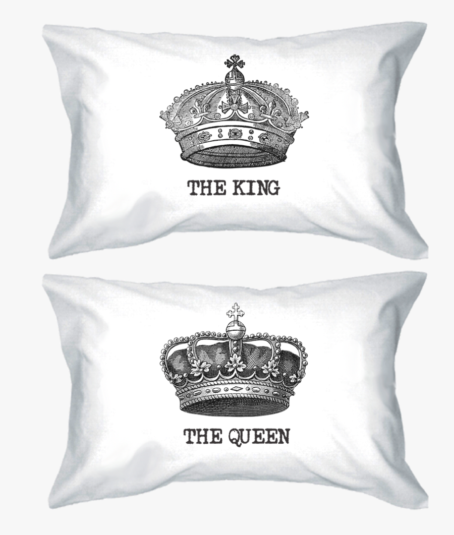 Clip Art King And Queen Crown Set - Queen King Crown Difference, Transparent Clipart