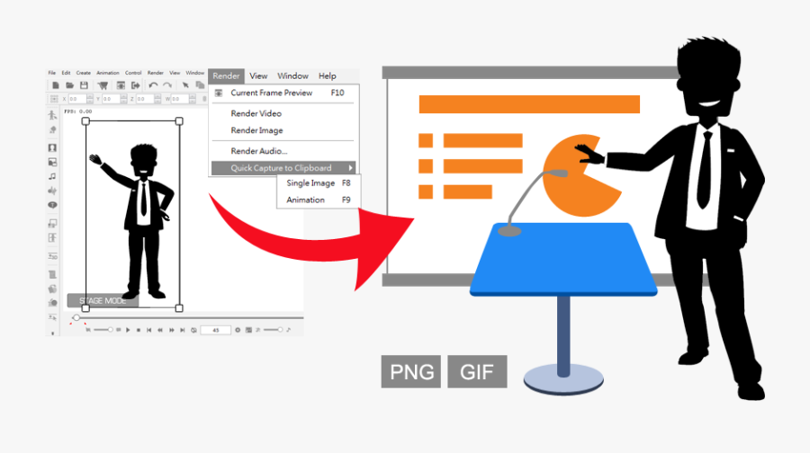 Gif Animation Präsentation, Transparent Clipart
