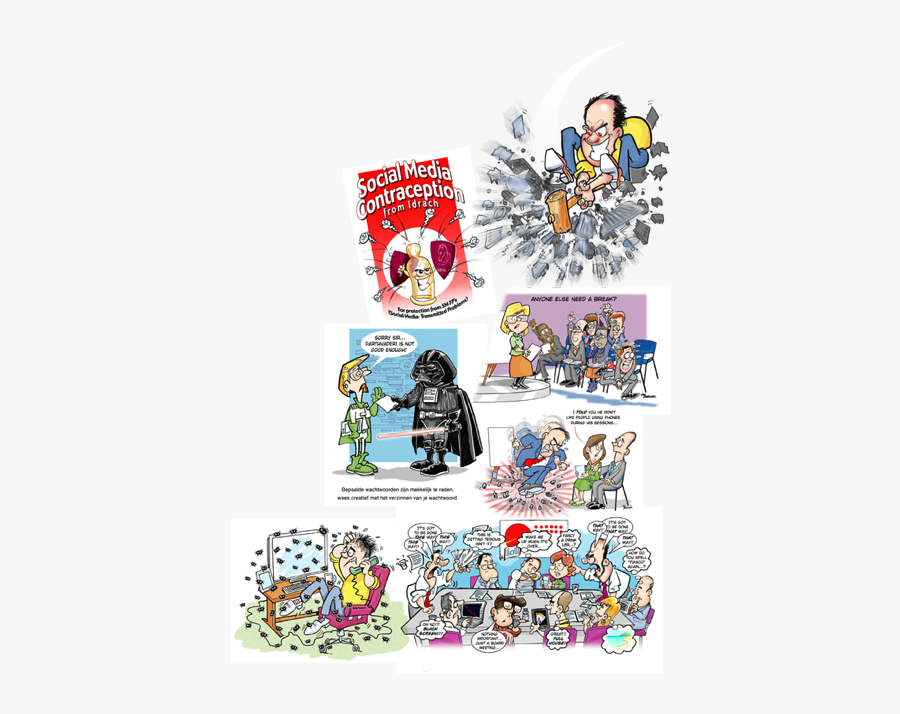 Cartoons For Powerpoint And Prezzi Presentations - Cartoon, Transparent Clipart