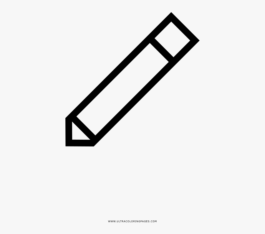 Pencil Coloring Page - Skills Icon For Resume, Transparent Clipart