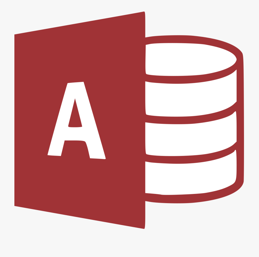 Microsoft Access Logo, Transparent Clipart